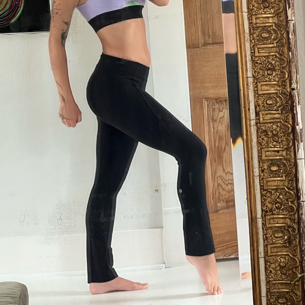 Lululemon Vintage Low Rise Bootcut Leggings